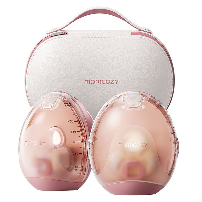 Tire-lait Air 1 Double - Rouge Momcozy