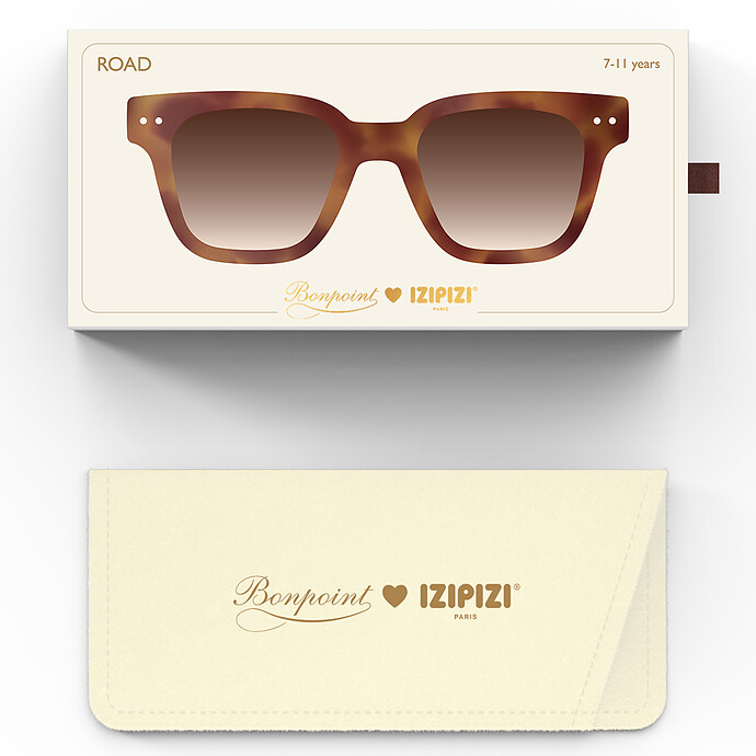 Achat Lunettes de Soleil Junior #Road x Bonpoint 7/11 Ans - Glossy Havane