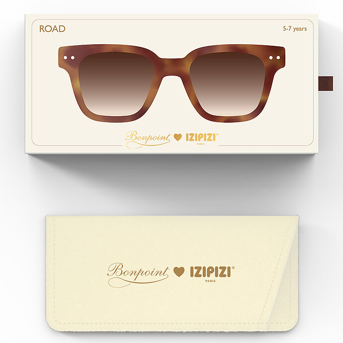 Achat Lunettes de Soleil Kids #Road x Bonpoint 5/7 Ans - Glossy Havane