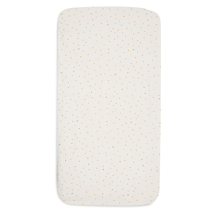 Drap Housse Berceau et Cododo Jersey Kangaroots Dusty Dots - 40-50 x 80-90 cm Jollein