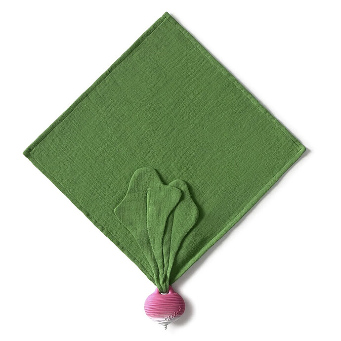 Doudou Ramona le Radis Oli & Carol