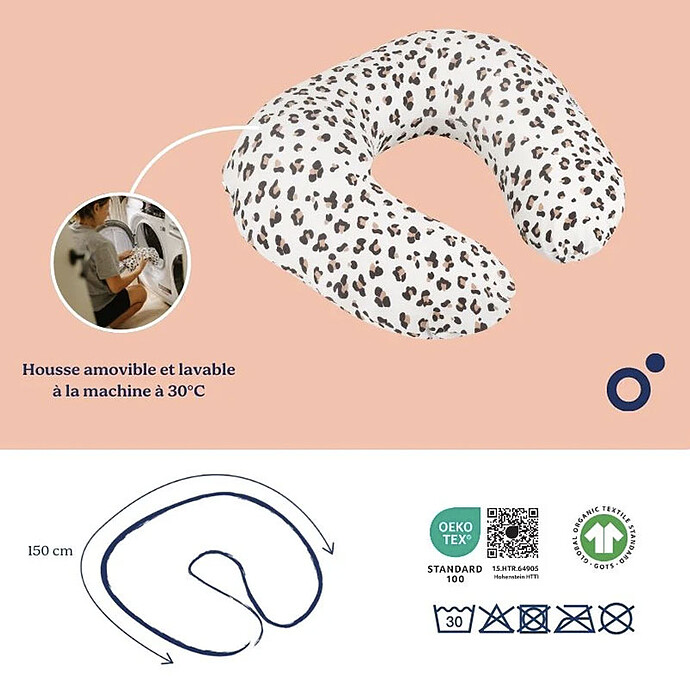 Achat Coussin de Maternité Softy - Leopard Cream