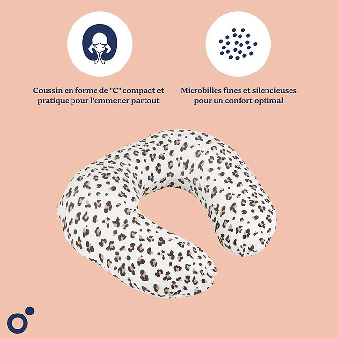 Coussin de Maternité Softy - Leopard Cream Babymoov
