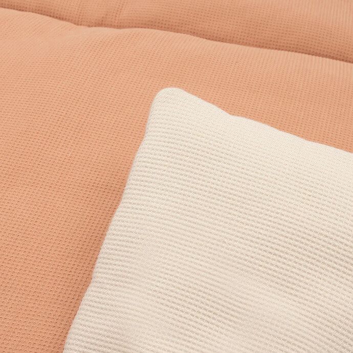 Avis Tapis de Parc Rectangulaire Little Waffle - Light Terra