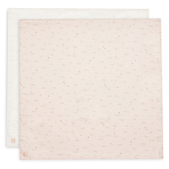 Lot de 2 Langes Gaze de Coton - Pretty Picnic Jollein