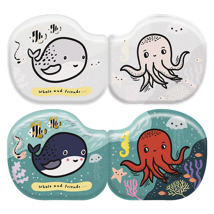 Livre de Bain - Whale and Friends Wee Gallery