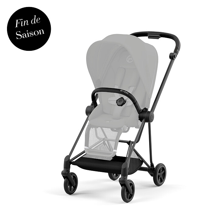 Châssis et Structure de Siège Mios 3 - Matt Black Cybex