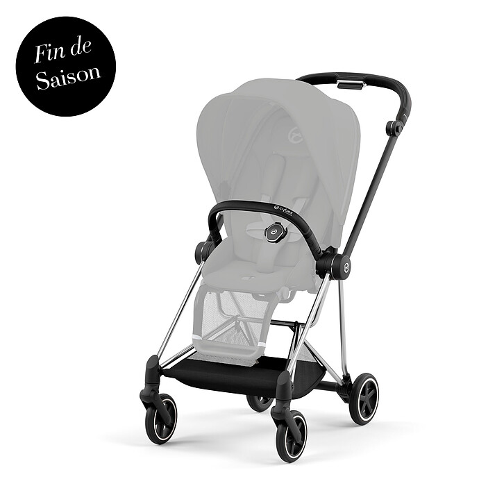Châssis et Structure de Siège Mios 3 - Chrome Black Cybex