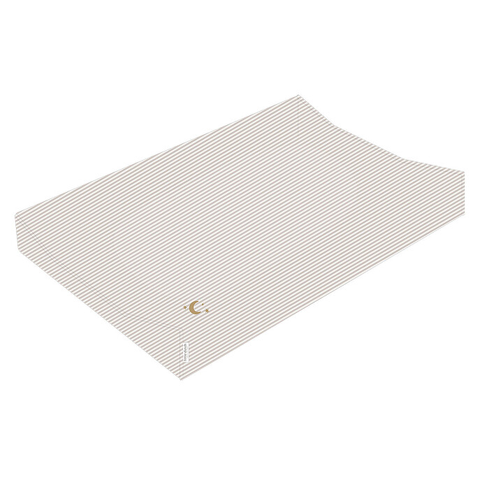 Housse de Matelas à Langer Pure - Soft Beige  Little Dutch