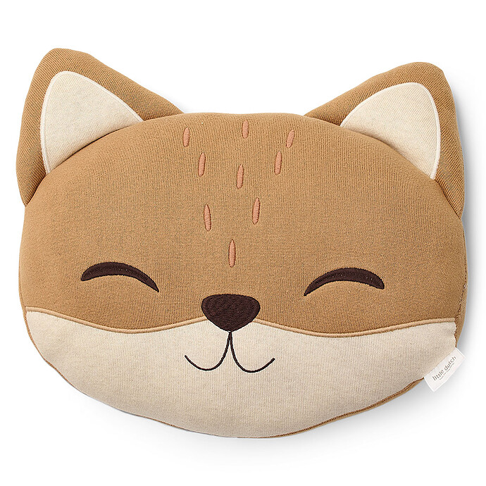 Coussin Tricoté Renard - Forest Friends Little Dutch