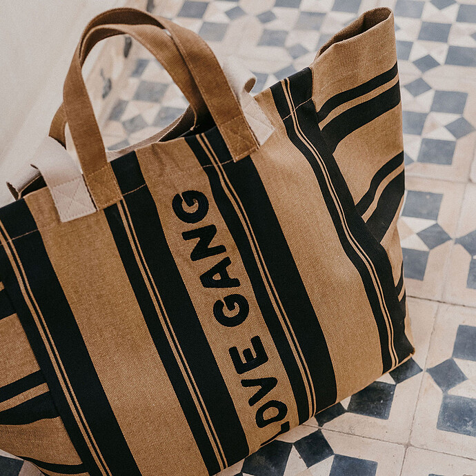 Avis Sac Kaba - Love Gang Rayures Camel