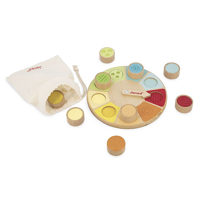 Jeu Sensoriel - Roue Mémo Touch  Janod
