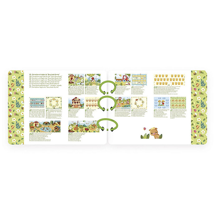 Busy Book Ferme Français / Anglais pas cher