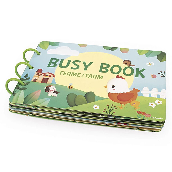 Busy Book Ferme Français / Anglais Janod