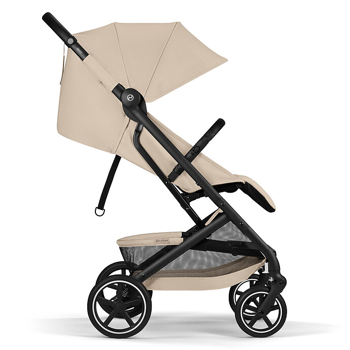 Poussette Citadine Ultra-compacte Beezy Châssis Black - Almond Beige Cybex