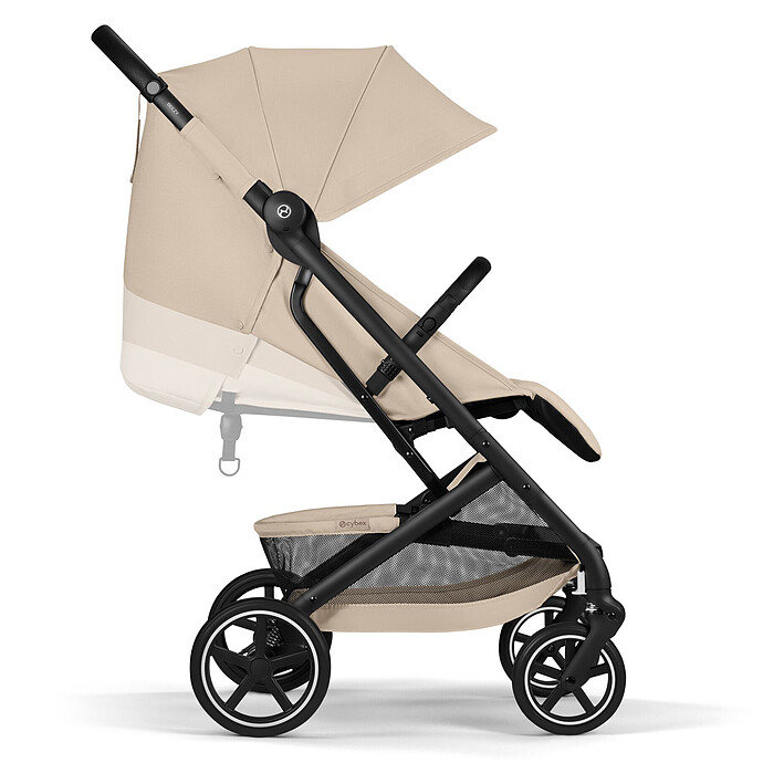 Achat Poussette Citadine Ultra-compacte Beezy Châssis Black - Almond Beige