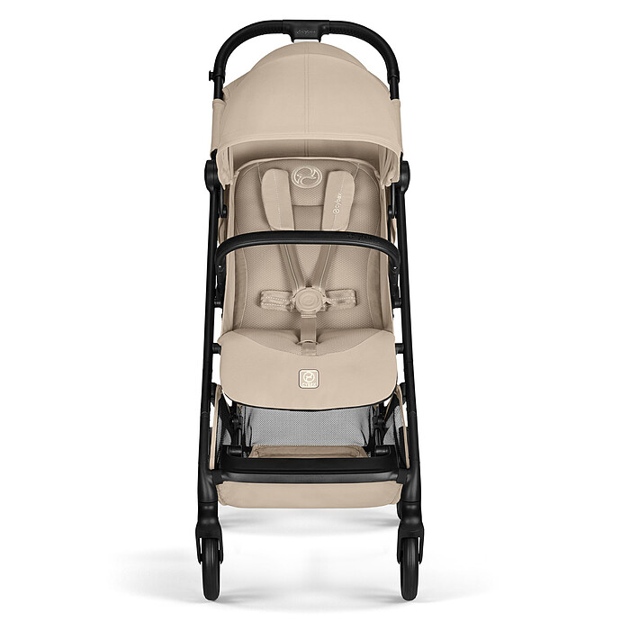 Poussette Citadine Ultra-compacte Beezy Châssis Black - Almond Beige pas cher