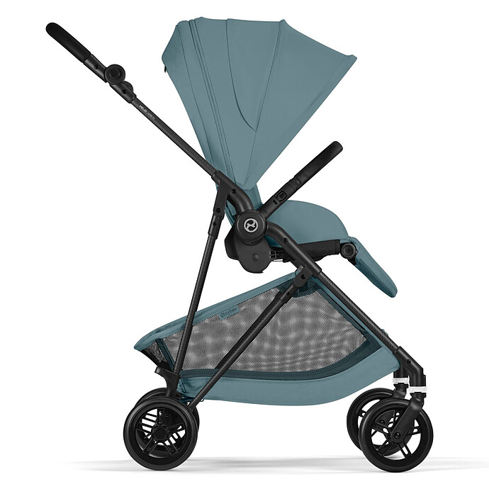 Avis Poussette Citadine Melio 2026 Châssis Carbon - Stormy Blue