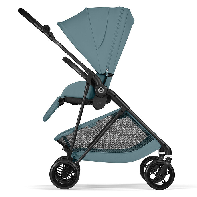 Achat Poussette Citadine Melio 2026 Châssis Carbon - Stormy Blue