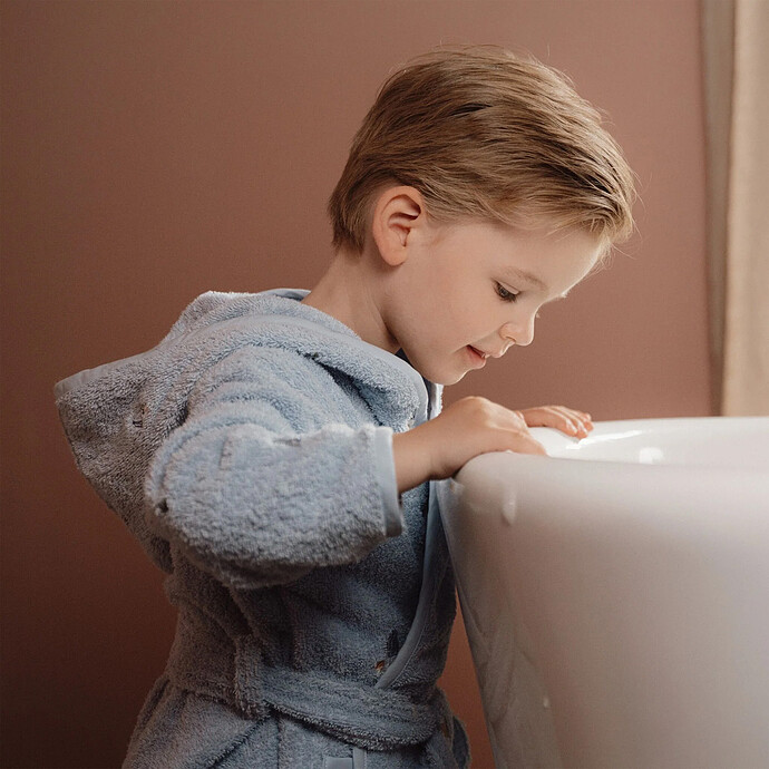 Peignoir Forest Friends Blue - 9/12 Mois pas cher