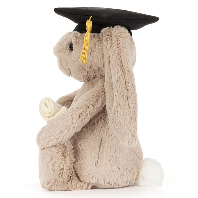 Avis Bashful Bunny Graduation Outfit