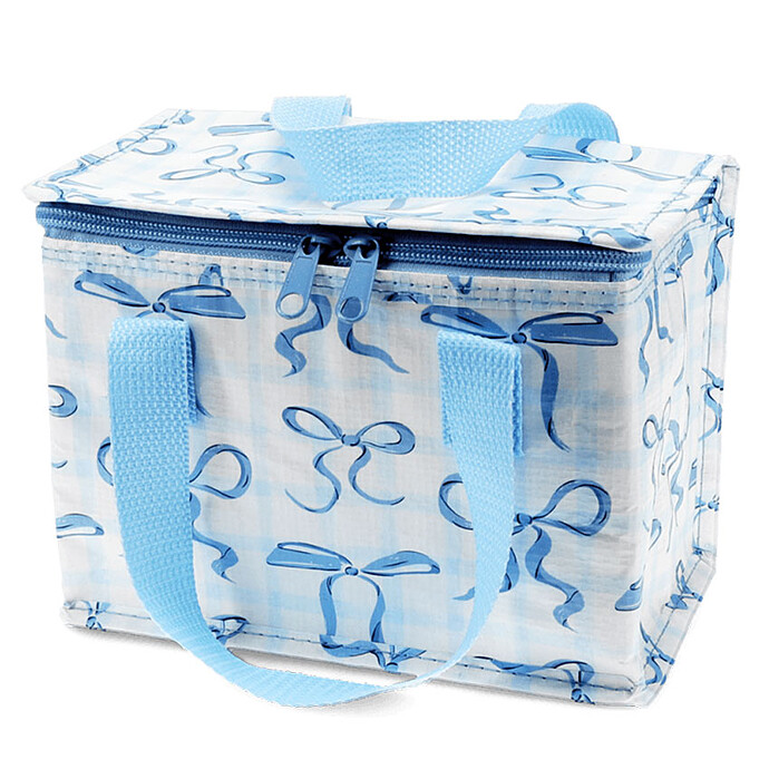 Lunch Bag - Blue Bows Rex London