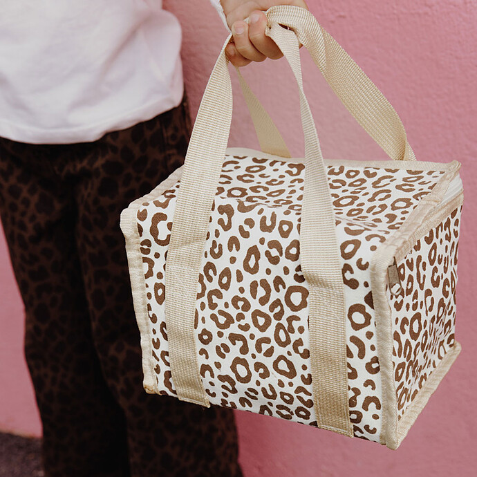 Achat Sac Isotherme - Léopard Crème Marron