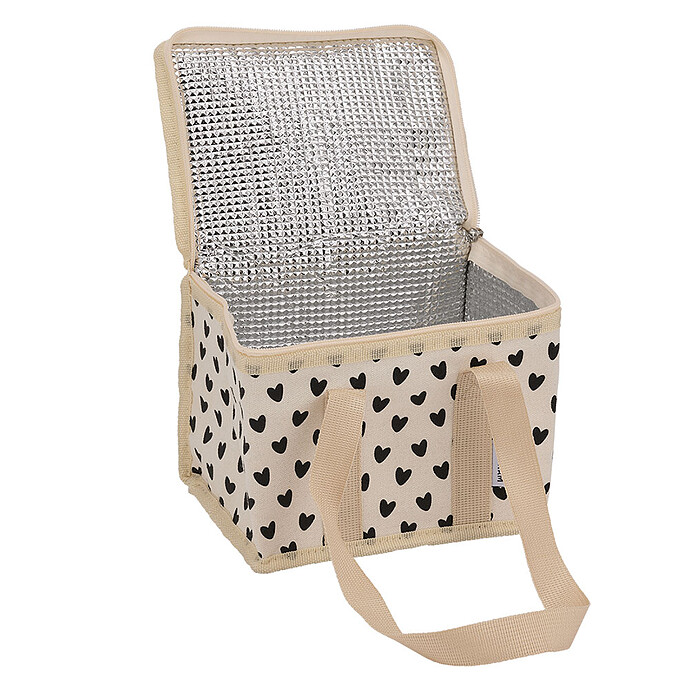 Sac Isotherme - Coeurs Ecru Atelier Wagram