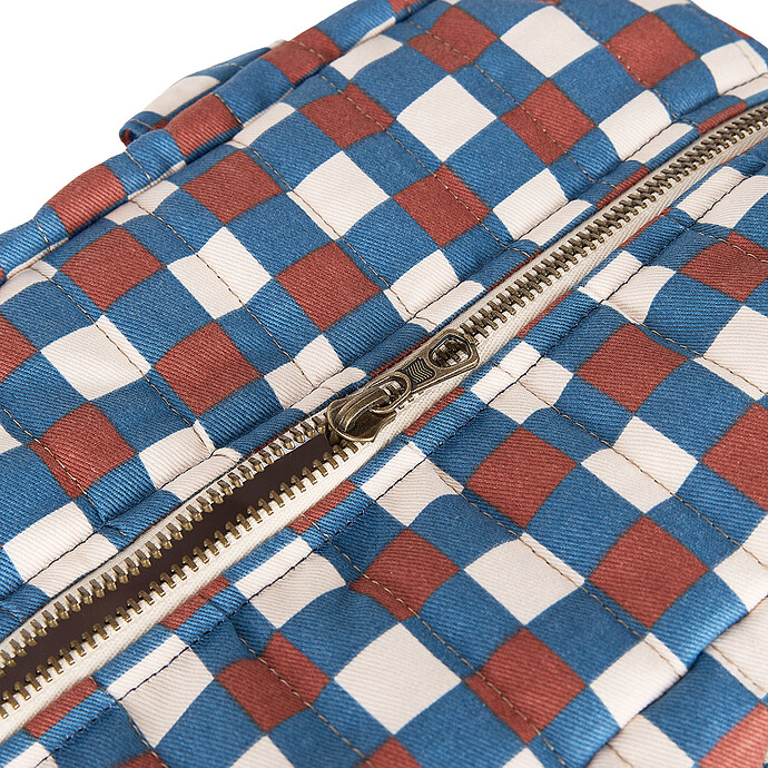 Sac à Langer Hyde Park - Mosaïque Bleu et Rouge pas cher