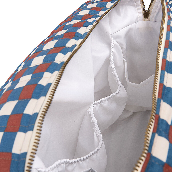 Achat Sac à Langer Hyde Park - Mosaïque Bleu et Rouge