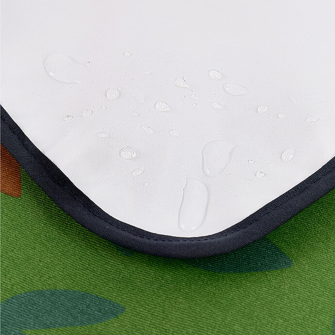 Tapis à Langer Imperméable Hyde Park - Green Tulips Nobodinoz