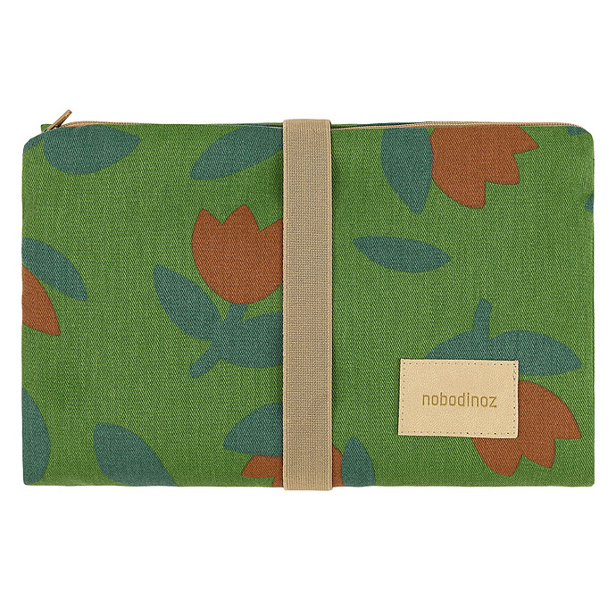 Tapis à Langer Imperméable Hyde Park - Green Tulips Nobodinoz