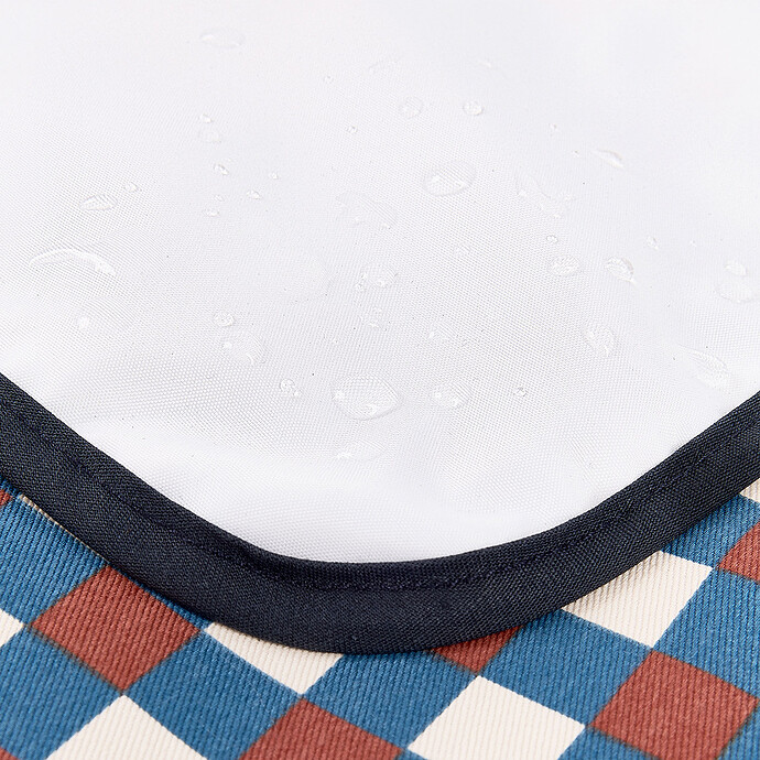 Tapis à Langer Imperméable Hyde Park - Mosaïque Bleu et Rouge Nobodinoz