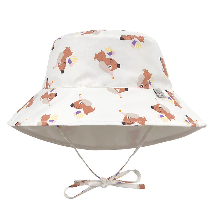 Chapeau Anti-UV Réversible Ice Cream Chien Sel Marin - 3/6 Mois LÄSSIG