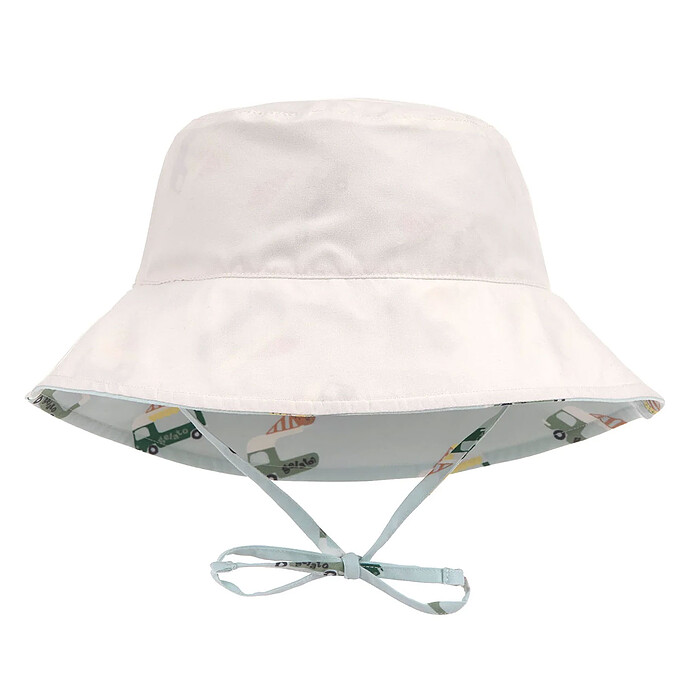 Chapeau Anti-UV Réversible Camion de Glace Illusion Bleu - 1/3 Ans LÄSSIG