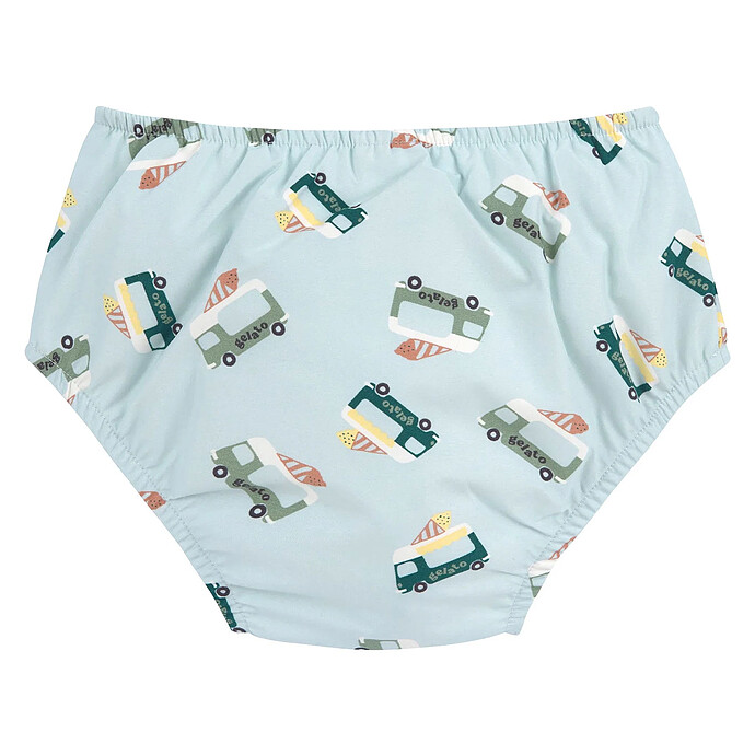 Maillot de Bain Couche Camion de Glace Illusion Bleu - 2/3 Ans LÄSSIG