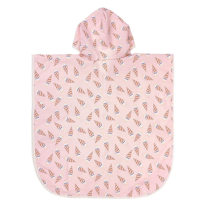 Poncho de Plage Ice Cream Rose Pâle - 12/36 Mois   LÄSSIG