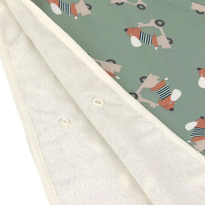 Achat Poncho de Plage Scooter Chien Vert - 12/36 Mois 