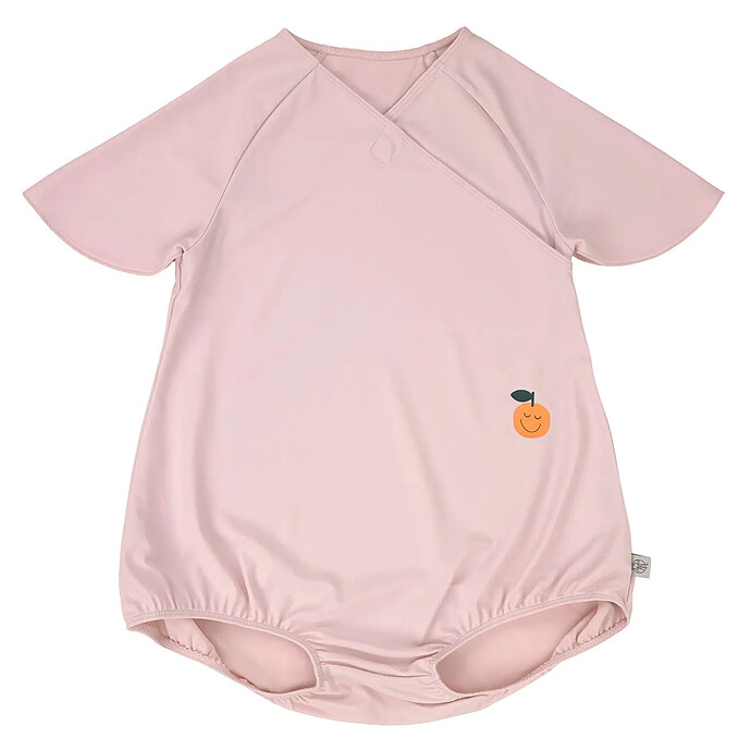 Maillot de Bain 1 Pièce Manches Courtes Rose Pâle - 2/3 Ans LÄSSIG
