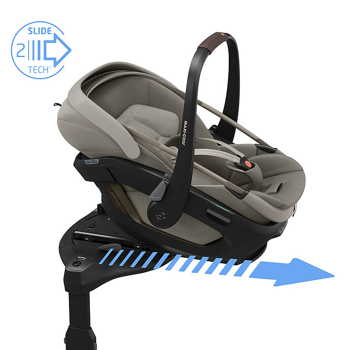 Achat Poussette Trio Fame Cabin - Siège Auto Coral Slide Pro i-Size Groupe 0+ - Nacelle Fame Cabin - Sangle de Transport Coral Slide Pro - Adaptateur Fame Coral Slide Pro - Saphire Sand