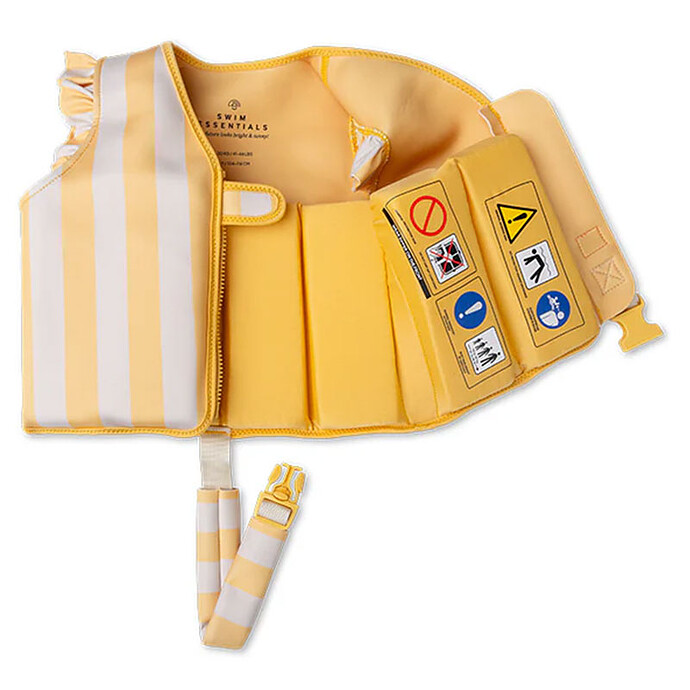 Achat Gilet de Nage Yellow Flower - 3/6 Ans