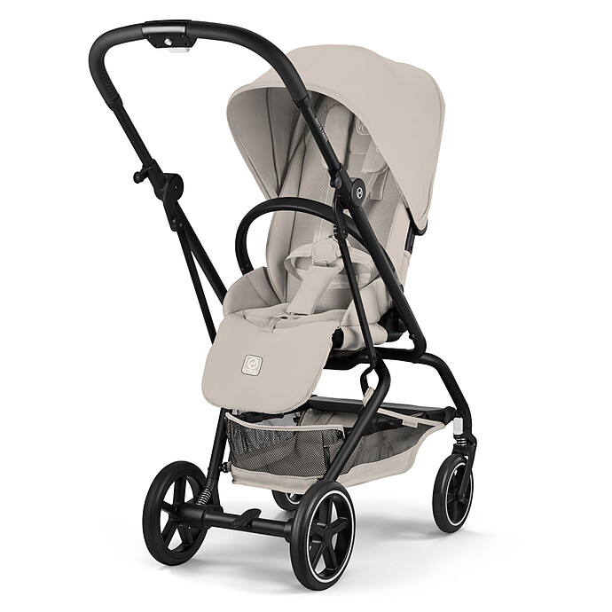Poussette Compacte Eezy S Twist+2 Châssis Black - Dune Grey Cybex