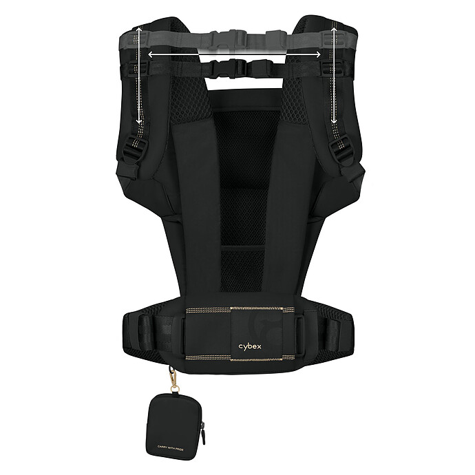 Porte-bébé Laya - Magic Black pas cher