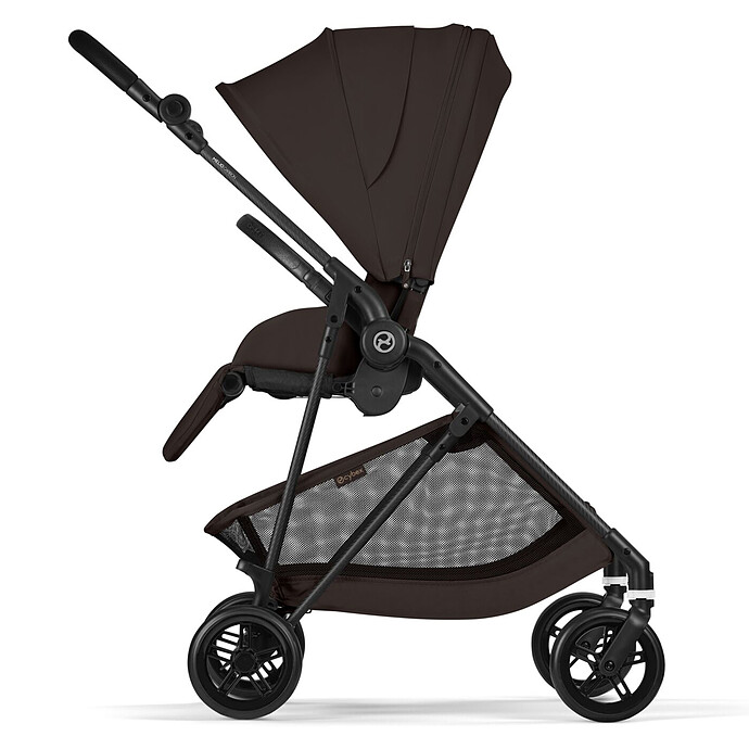 Poussette Citadine Melio 2026 Châssis Carbon - Chocolate Brown Cybex