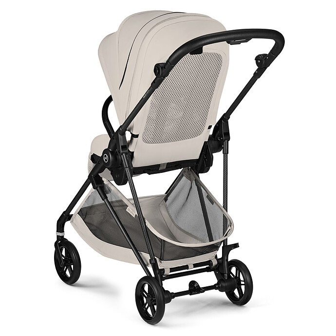 Poussette Citadine Melio 2026 Châssis Carbon - Dune Grey pas cher