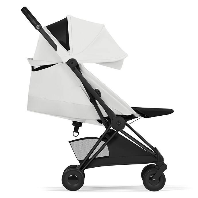 Poussette Ultra-compacte Coyä Style Châssis Matt Black - Off White Cybex