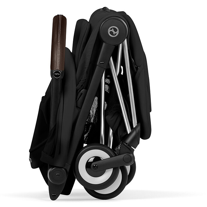 Achat Poussette Ultra-compacte Coyä Style Châssis Chrome Brown - Sepia Black