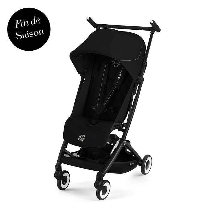 Poussette Ultra-compacte Libelle Châssis Black - Magic Black Cybex