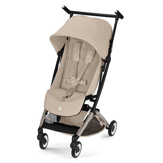 Poussette Ultra-compacte Libelle 2026 Châssis Taupe - Almond Beige Cybex