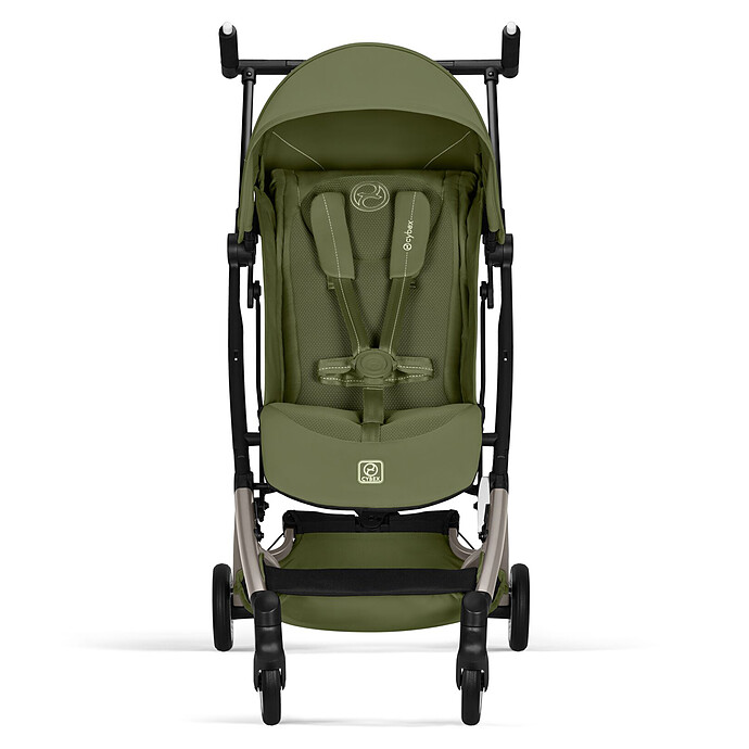 Avis Poussette Ultra-compacte Libelle 2026 Châssis Taupe - Moss Green